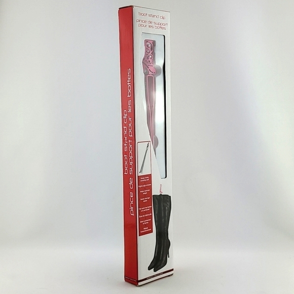 ⭐️3/ $30⭐️ Perfect Solutions Metal Boot Stand Clip Pink for Tall Boots Storage - Picture 3 of 11